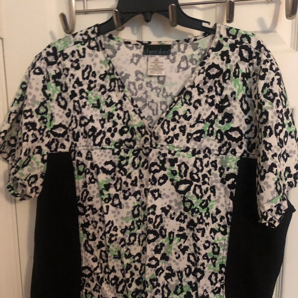 Cherokee 2XL Multicolor Uniform Top